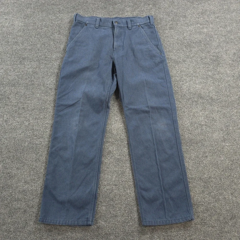 Patagonia Pants Mens 32x30 Blue Iron Forge Hemp Canvas Carpenter Workwear Casual